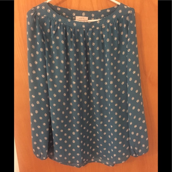 Patterned long sleeve blouse from the loft - Picture 1 of 1